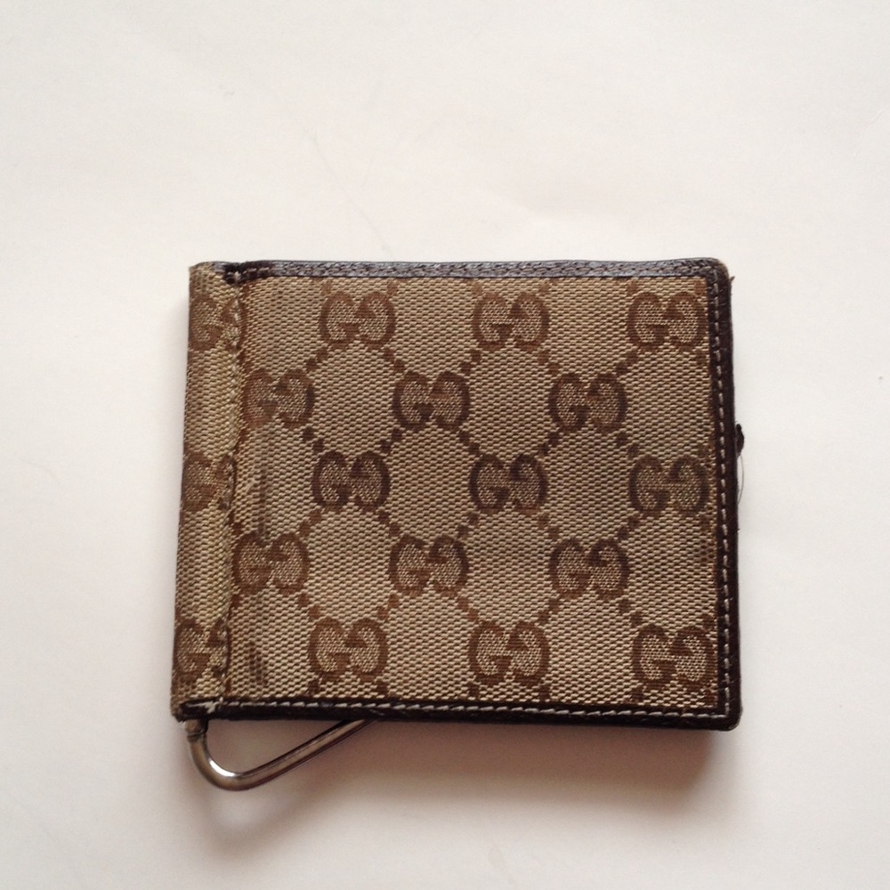 Authentic Gucci Money Clip Cardholder